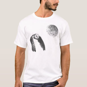 真夜中のフクロウ Tシャツ