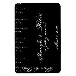 真夜中のブドウ園の結婚式の日付を保存 マグネット