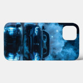真夜中のブルースポーツカーフォンケース Case-Mate iPhoneケース (裏面 (横))