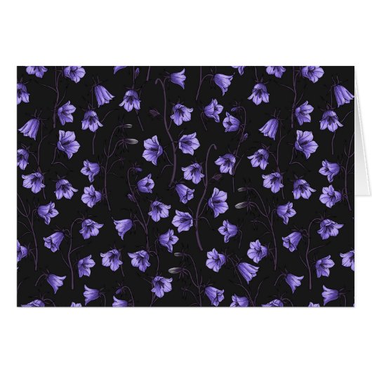 真夜中のブルーベル、ハレボルズ、ベルフラワーズ (正面横)