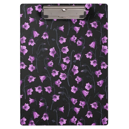 真夜中のブルーベル、ハレボルズ、ベルフラワーズ2 クリップボード (正面)