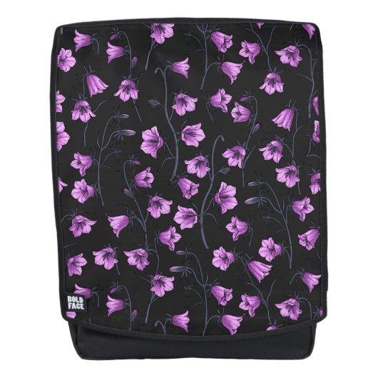 真夜中のブルーベル、ハレボルズ、ベルフラワーズ2 バックパック (正面)
