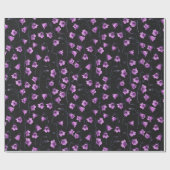 真夜中のブルーベル、ハレボルズ、ベルフラワーズ2 ラッピングペーパー (フラット)