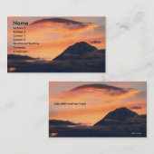 真夜中のプロフィールカードのDenali 名刺 (正面/裏面)