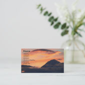 真夜中のプロフィールカードのDenali 名刺 (スタンド正面)