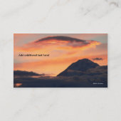 真夜中のプロフィールカードのDenali 名刺 (裏面)