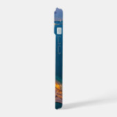 "真夜中のマリーナ: プレミアムiPhone 15ケース" iPhone 15ケース (左側面)