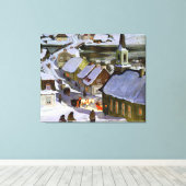 真夜中のミサ素晴らしス絵画、アート キャンバスプリント (インサイチュ (ウッドフロア))