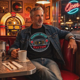 真夜中のモーターリズム – クロームの復活 Tシャツ
