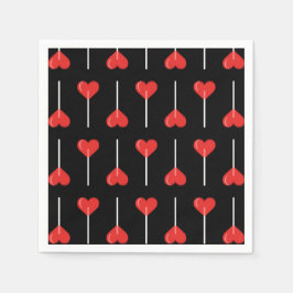 真夜中のラブスクーズレッド スタンダードカクテルナプキン
