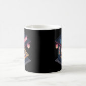 真夜中のローファイ・ピクセルアートラーメン屋 コーヒーマグカップ (中央)