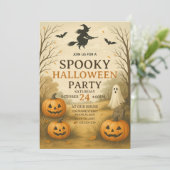 真夜中の不気味なハロウィンパーティーへの招待状 招待状 (スタンド正面)