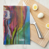 "真夜中の乗車II"タオル キッチンタオル (四つ折り)