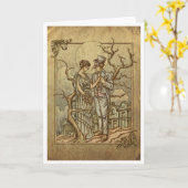 『真夜中の仮装空白の』 カード (黄色い花)