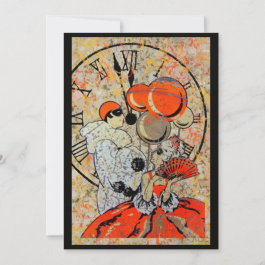 真夜中の仮面舞踏会 招待状 (正面)