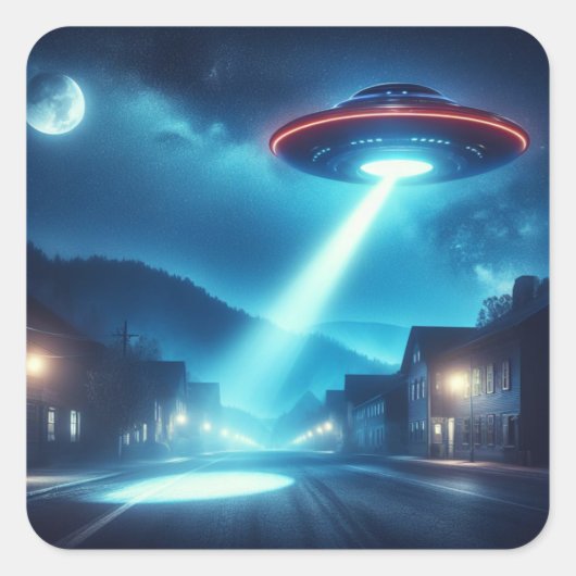 真夜中の出会い：到着 スクエアシール (正面)