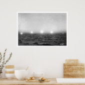 真夜中の太陽のタイムラプス1911 ポスター (キッチン)