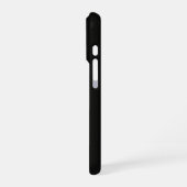 真夜中の太陽の熱帯ビーチのサンセット iPhoneケース (左側面)