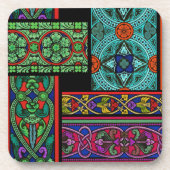 真夜中の太陽ステンドグラス・コースター コースター (正面)