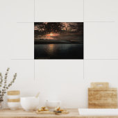 真夜中の太陽,ベルサウンド,ノルウェー ポスター (キッチン)