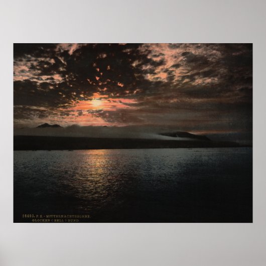 真夜中の太陽,ベルサウンド,ノルウェー ポスター (正面)