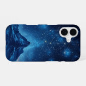 真夜中の山の空のスマホケース iPhone 16ケース (裏面横)