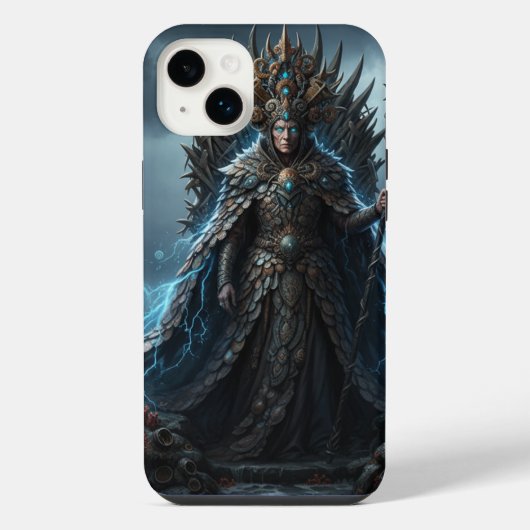 真夜中の幻影の守護者 iPhoneケース (裏面)