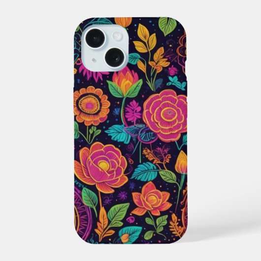 真夜中の庭 iPhone 15ケース (裏面)