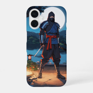 真夜中の忍びの番人: 月光の忍 iPhone 16ケース