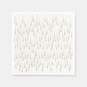 真夜中の新年の応援 スタンダードカクテルナプキン (正面)