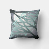 真夜中の月および枝 クッション (裏面)