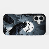 真夜中の月のRaven Iphone 16のケース 16ケース (裏面横)