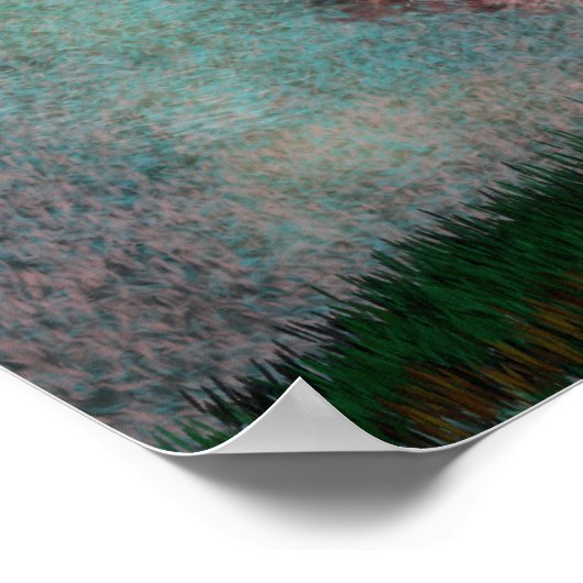 真夜中の月桃色 ポスター (角)