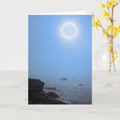 真夜中の月 | Arctic, Svalbard カード (黄色い花)