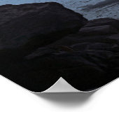 真夜中の月 | Arctic, Svalbard ポスター (角)