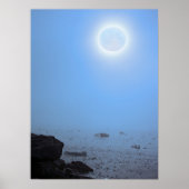 真夜中の月 | Arctic, Svalbard ポスター (正面)