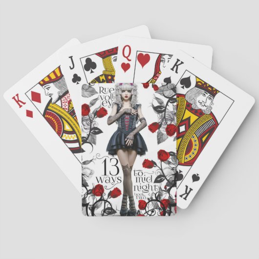 真夜中の本2の遊ぶカードへの13の方法 トランプ (裏面)