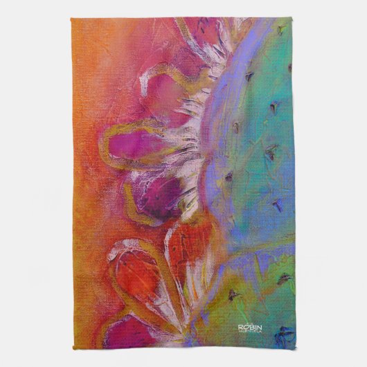 真夜中の梨 キッチンタオル (縦)