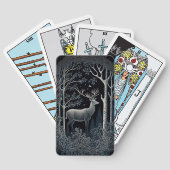 真夜中の森でエルク トランプ (裏面)