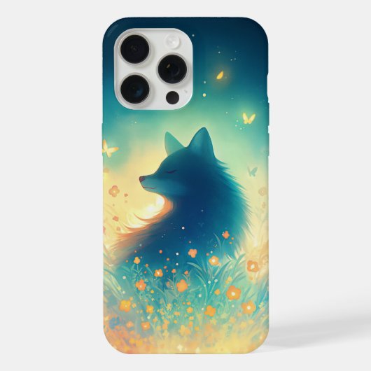真夜中の森の守護者 iPhoneケース (裏面)