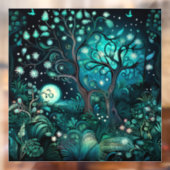 真夜中の森の窓が閉まる ウィンドウサイン (シート2)