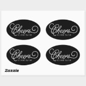 真夜中の歓声 楕円形シール (シート)