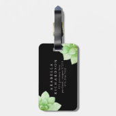 真夜中の水気が多い花 ラゲッジタグ (裏面縦)