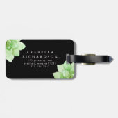 真夜中の水気が多い花 ラゲッジタグ (裏面横)