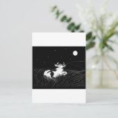 真夜中の牛 ポストカード (スタンド正面)