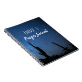 真夜中の砂漠の祈りの言葉ジャーナル ノートブック (右側)