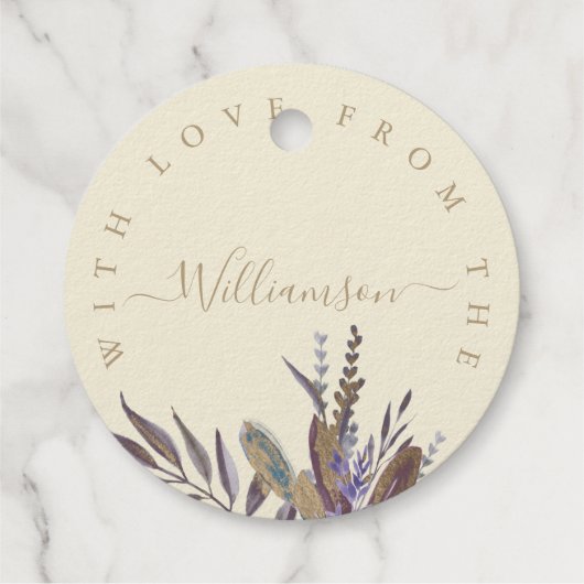 真夜中の紅葉ラベル フェイバータグ (裏面)