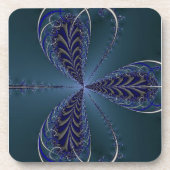 真夜中の繊細な昆虫の翼 コースター (正面)