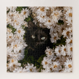 真夜中の花咲く猫 ジグソーパズル
