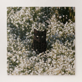 真夜中の花咲く猫 ジグソーパズル